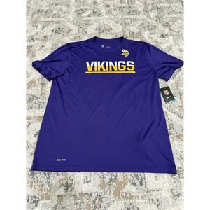Nike Mens Minnesota Vikings NFL Dri-FIT Training T-Shirt Purple XXL 779727-545
